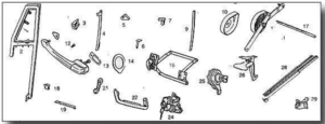 MGB Doors, Catches & Stays