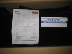 HMP6130 MGB ROADSTER RHD MOULDED CARPET SET 3 SYNCHRO 1962-67 MK1