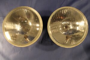 GAC4022 MGB & 1275 MIDGET PAIR WIPAC HALOGEN HEAD LAMP KIT CHROME BUMPER