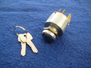 MGB & MIDGET DASHBOARD IGNITION SWITCH & KEYS 127651X