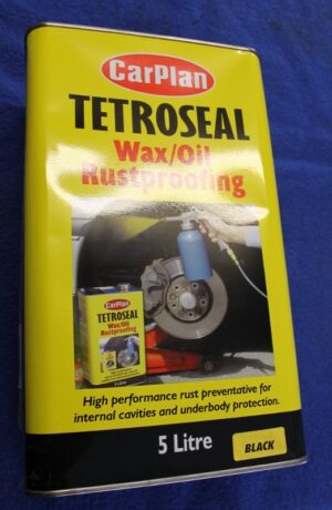 TETROSYL CARPLAN TETROSEAL WAX OIL RUSTPROOFING 5 LITRE
