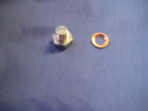 MIDGET 1098 & 1275 ENGINE SUMP DRAIN PLUG AND CRUSH WASHER 88G257K