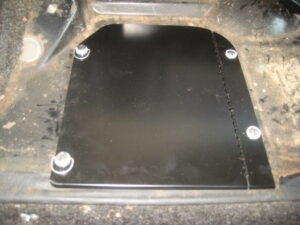 456-277 MGB 12 VOLT BATTERY LID QUICK ACCESS COVER 1975 ONWARDS