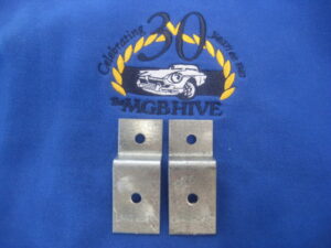 MGB FRONT NUMBER PLATE BACKING BRACKETS PAIR 1962-1974 AHH6217PR