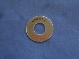 AHH6277 MGB DASHBOARD OVERDRIVE SWITCH ESCUTCHEON