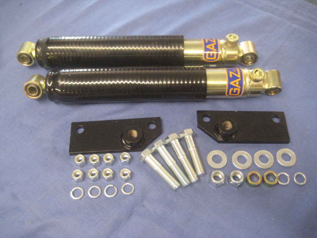 MGB TELESCOPIC REAR GAZ SHOCK ABSORBER KIT INC BRACKETS GAZ2 REAR