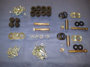 FSRK MGB FRONT SUSPENSION REBUILD BUSH & BOLT KIT - POLY FRONT SUS KIT