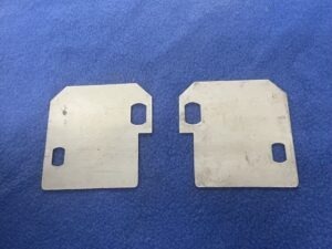 HZA4814 MGB R/B Plate, Front Bumper Mounting Plate